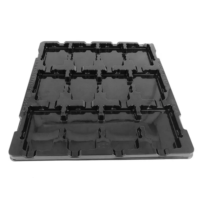 LEENOL High Quality Custom Industry Automotive Black Blister Esd Blister Tray Anti-static Blister Tray for PCB