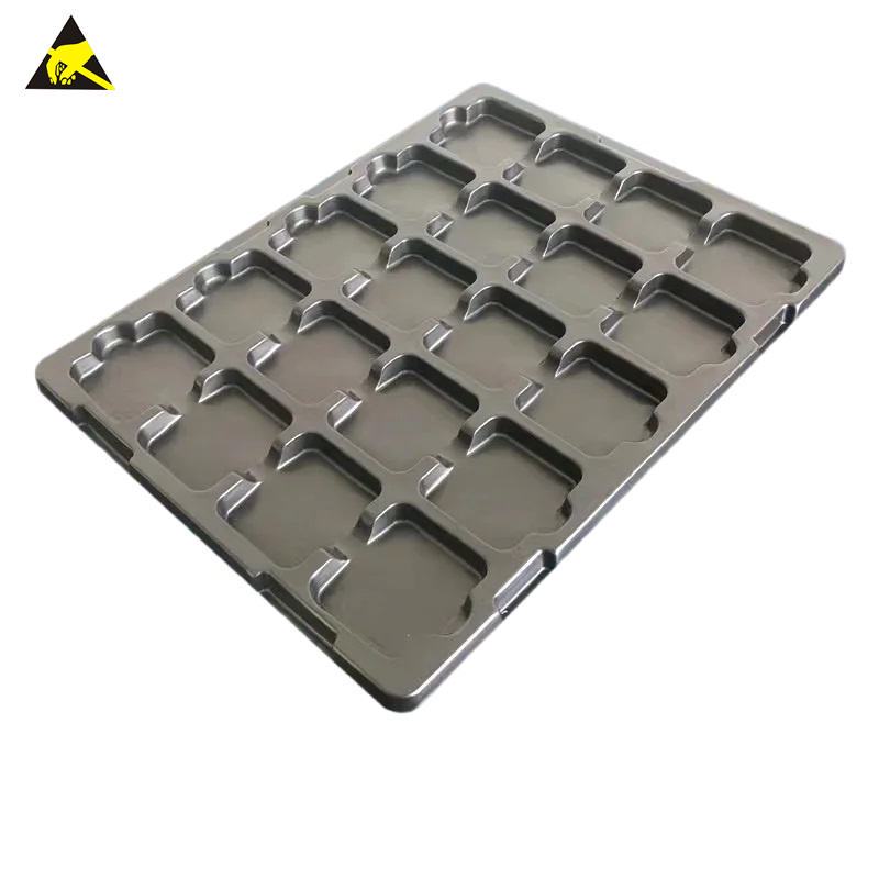 Hot Sale Safe Container Antistatic Hard Drive Box Anti Static Storage Boxes Bins Plastic Esd Tray