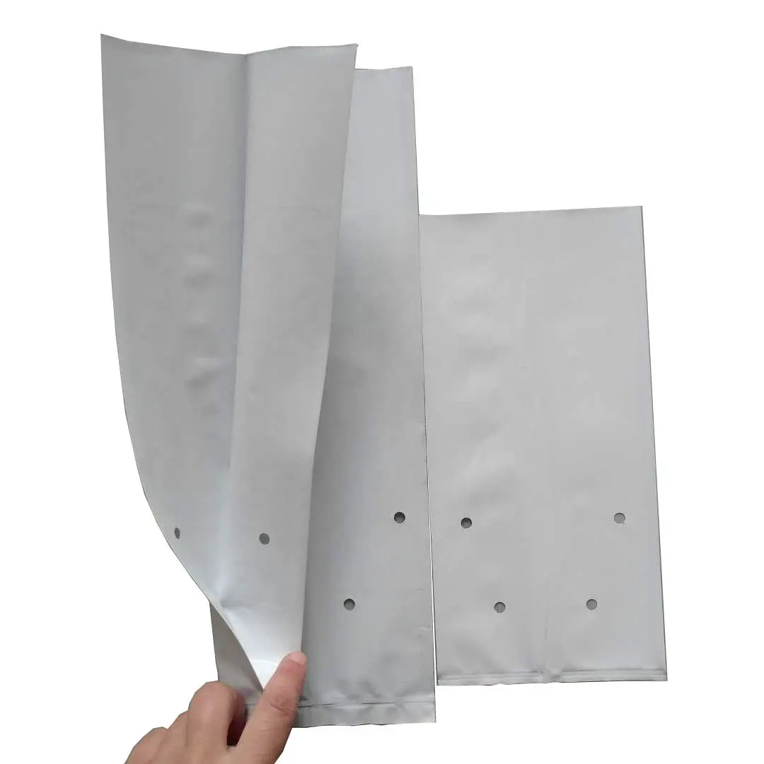 Large 7 Gallon White and Black PE Plastic Tree Fruit Seeding and Vegetable Garden Planter Bags