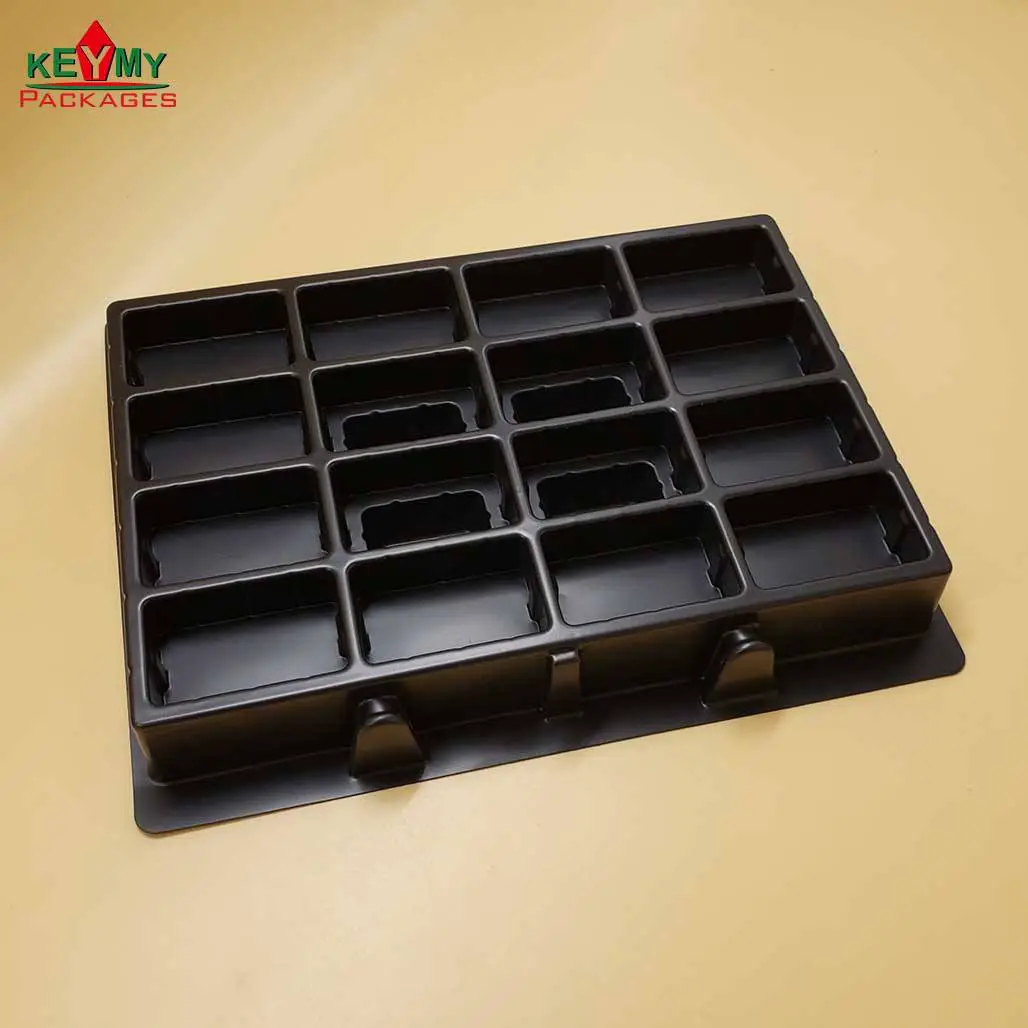 Customize Black or White PVC / PS Display Tray / Box for Cosmetic Products Promotion in Shenzhen