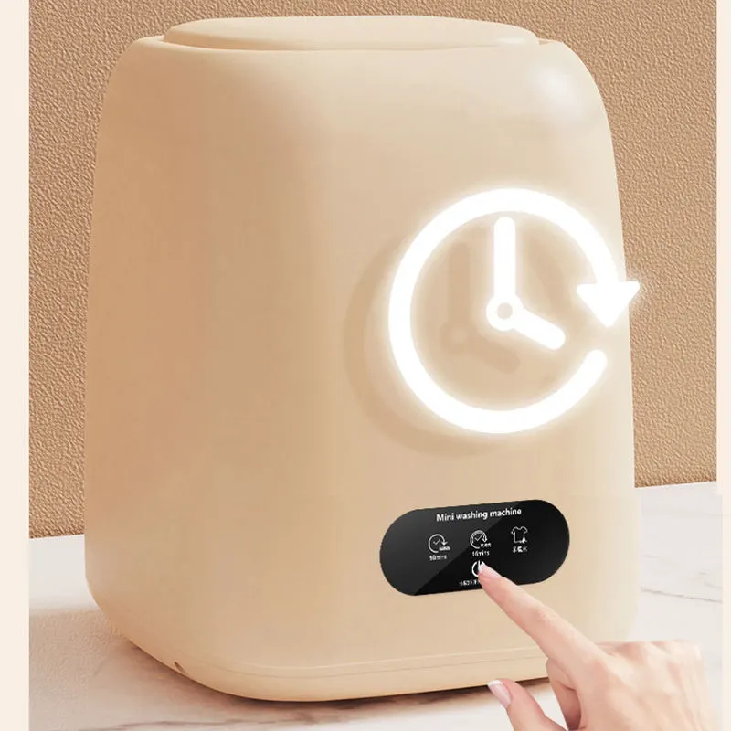 Household Mini Washing Machine Automatic Portable Washing Machine for Underpants Bras and Children's Clothing