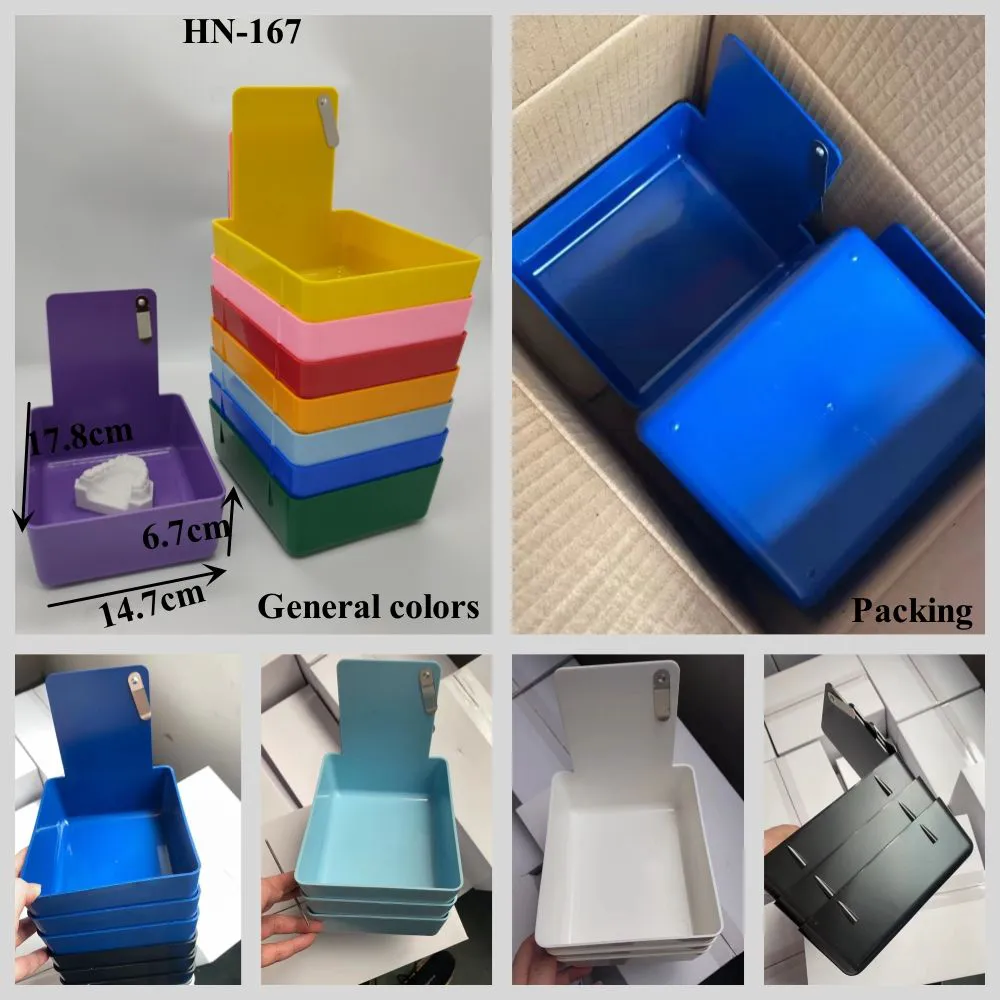 Multi-Purpose Dental Lab Work Tray Pans and Plastic Box for Oral Hygiene for Dental Laboratories