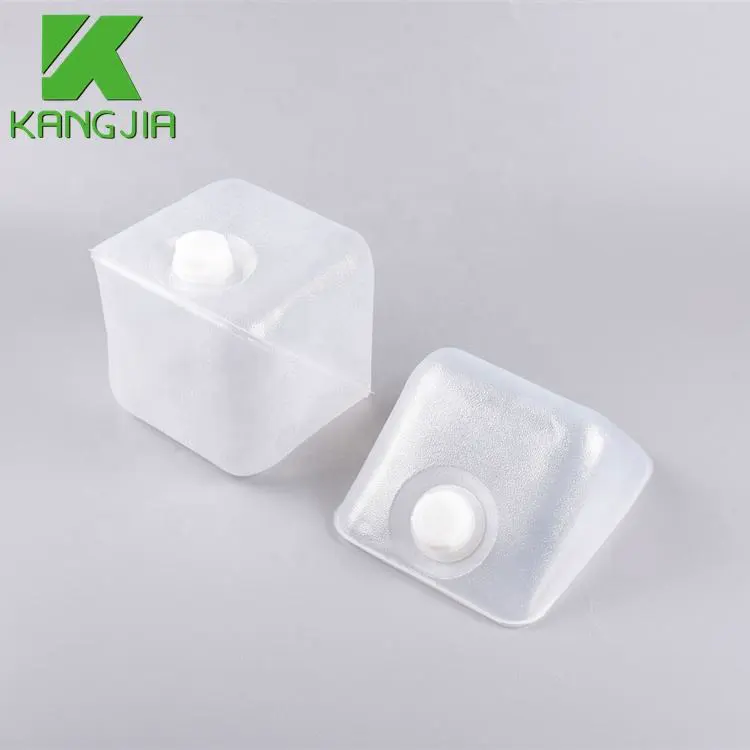 5L Cubitainer Flexible Plastic Packaging Bucket for Laboratory Reagent and Solutions