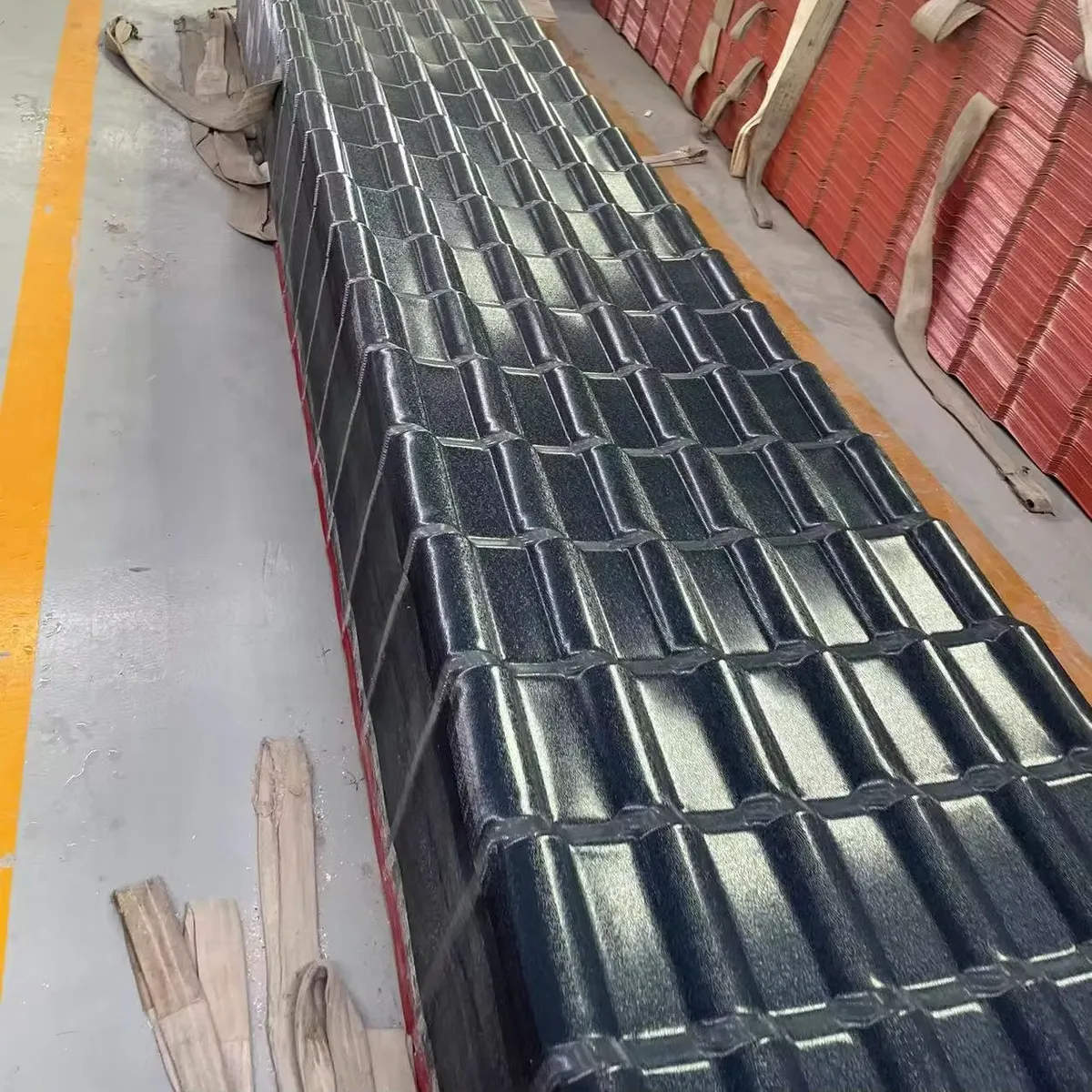 Hot Sales High Quality Anti Corrosion Waterproof Corrugated Roof Tiles ASA PVC Synthetic Roof Sheets for Apartment Townhouse