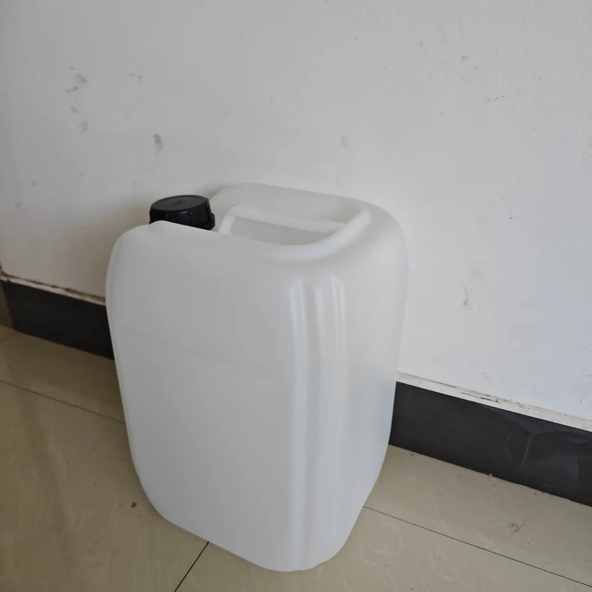 20-Liter Double-Mouthed Plastic Oil Barrel 5-Gallon Storage Bin Double-Opening Stackable Flat Square Bucket