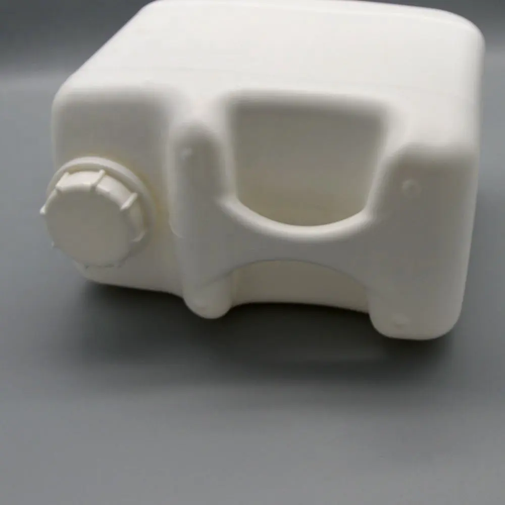 Barrels Custompackaging Container Hdpe Plastic with Food Class Plastic Material Carbon & Customized Soft Logo 5L Square White