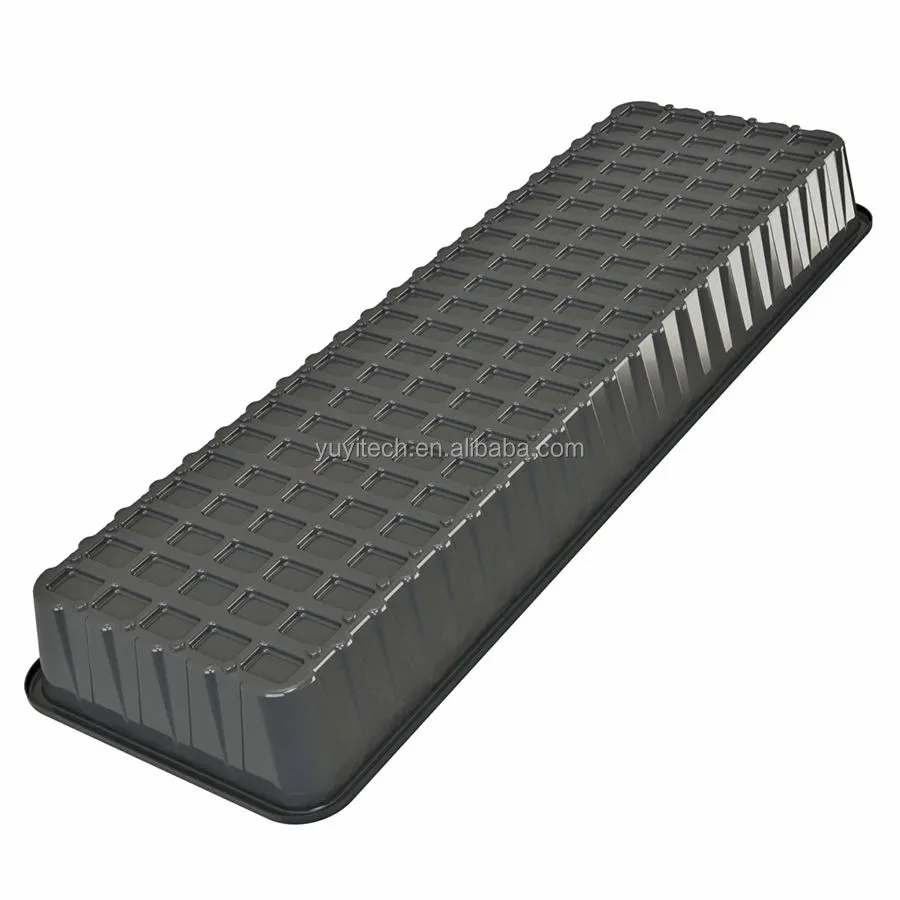 Custom Deep Rectangle White Black ABS Plastic Indoor Grow Water Hydro Ponic Reservoir Tank