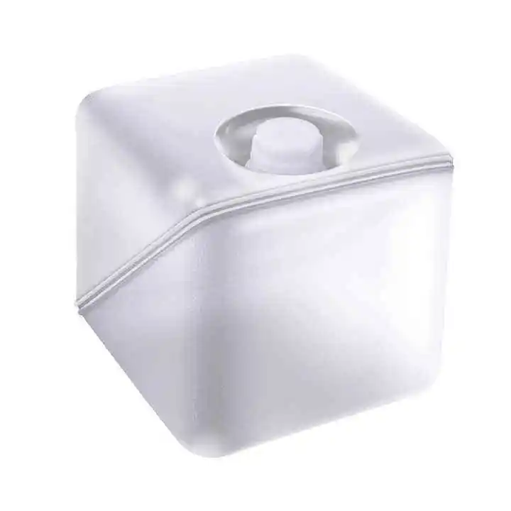 20 Liter Cubic Food Grade Plastic Water Storage Container 5 Gallon Dispensing Collapsible Carrier Square Drinking Bucket