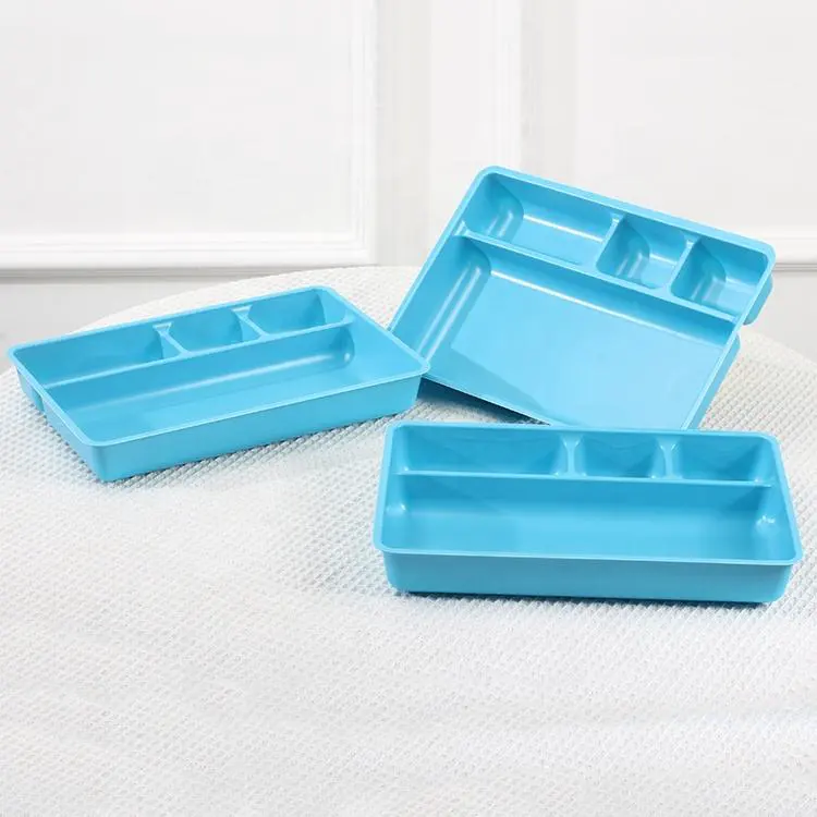 Jiasheng Custom Blue Disposable Medical Tray Eco-Friendly Biodegradable Plastic Blister Packaging Container for Hospital Use