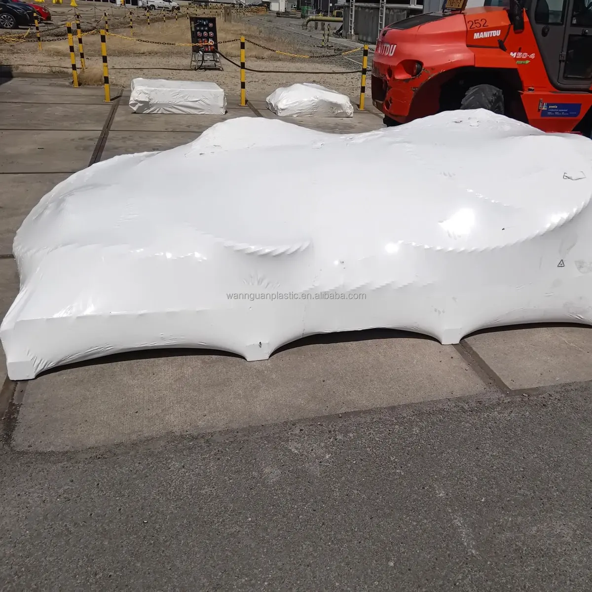 White Clear Blue Flame Retardant Anti-UV PE Heat Shrink Wrap Film Soft Blow Molding for Large Equipment