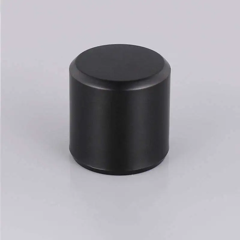 Luxury Custom Logo ROPP Cap New Product Black Plastic ABS PP Material for Glass Perfume Bottle