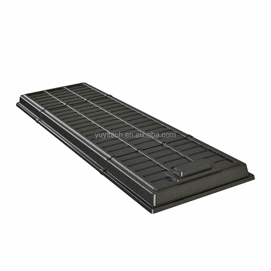 3M Large Recirculating Hydroponic Nursery System ABS Infinity Grow Tray for Vertical Container Farm Lettuce Cultivation