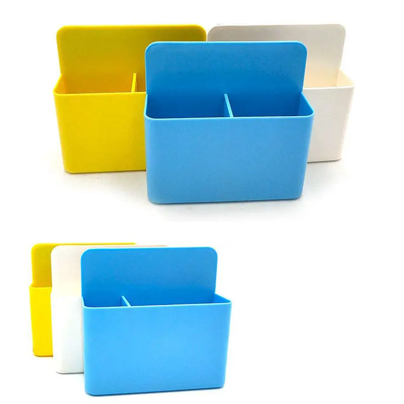 Promotional Office Whiteboard Pen Eraser Multi-functional Storage Box Plastic Tray Magnetic Marker Holders