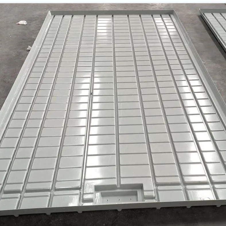 Manufacturer Hydroponic ABS Flood Plastic Tray Hydroponic Ebb and Flow Trays Grow Flood Tray System