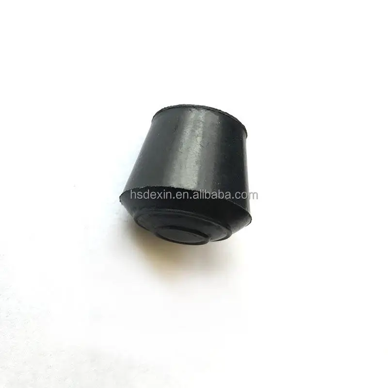 4 PCS High Quality Black Natural Rubber Odorless Anti-Slip Chair Leg Cap Protector 18 mm Pipe End Caps for Chair