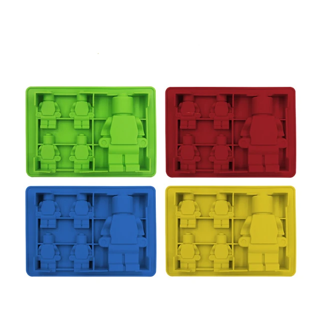 5 Cavities Lego Mindstorms Silicone Chocolate Molds Baking Mould