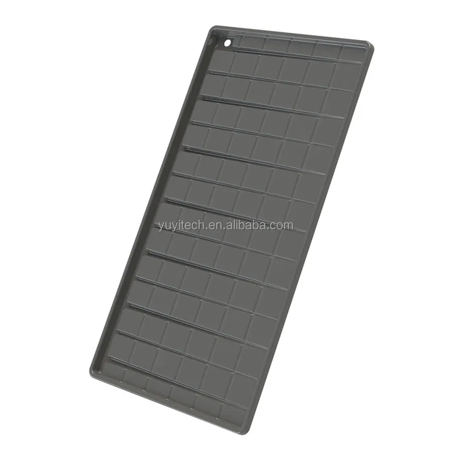 Custom Large Sloped Self Drain 4x8 ABS Plastic Greenhouse Shelf Trays for Growing Plants