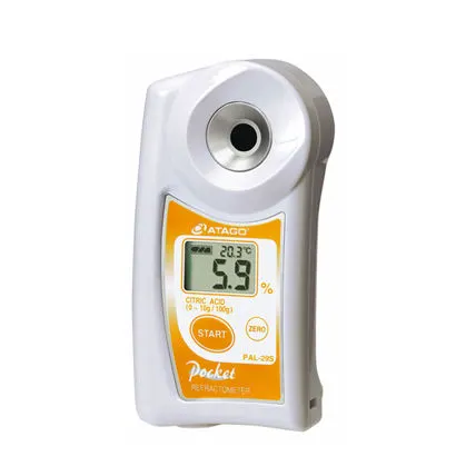 Optical Instrument PAL-29S Atago Portable Digital Citric Acid Refractometer / Citric Acid Concentration Meter for Food, Beverage