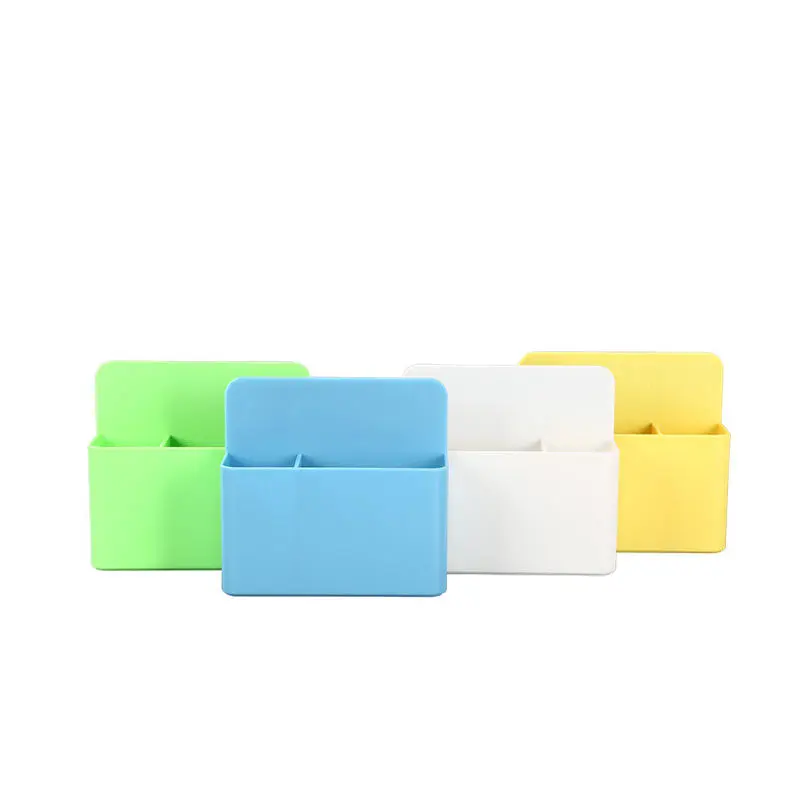Magnetic Storage Box with Whiteboard Pen Multi-Function Office Magnetic Chalk and Blackboard Sticker Plastic Material