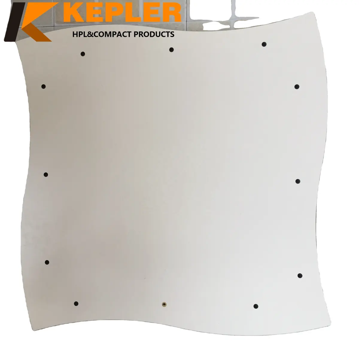 Irregular Shape Customized 10mm 12mm Waterproof Fireproof HPL Compact Laminate Board for School Desk Office Tabletop