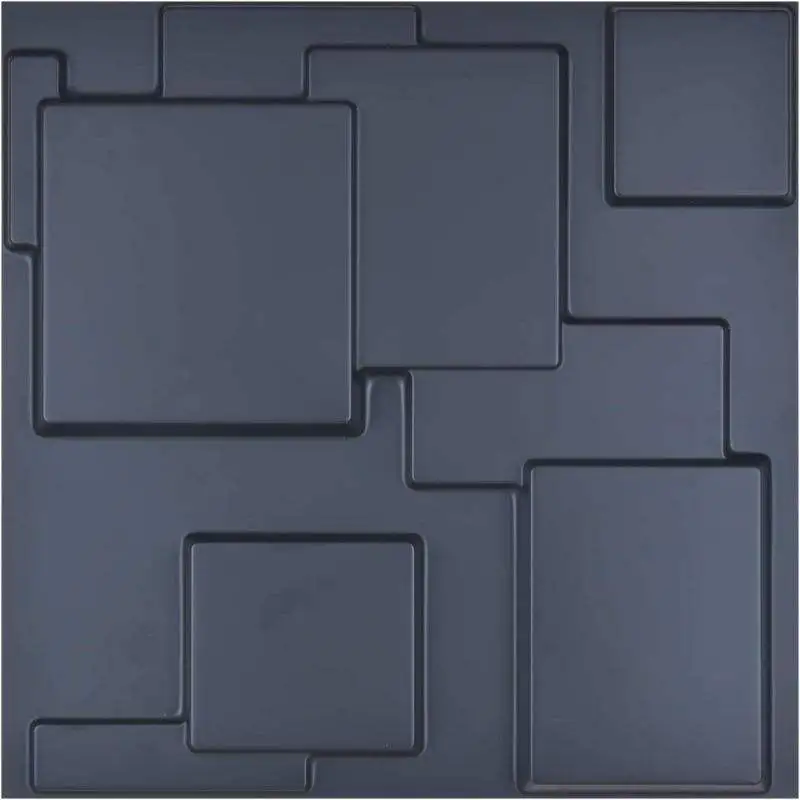 AISEN DECOR Modern 3D Wall Panels Easy-to-Install Diamond PVC Waterproof and Fireproof for Home Decoration