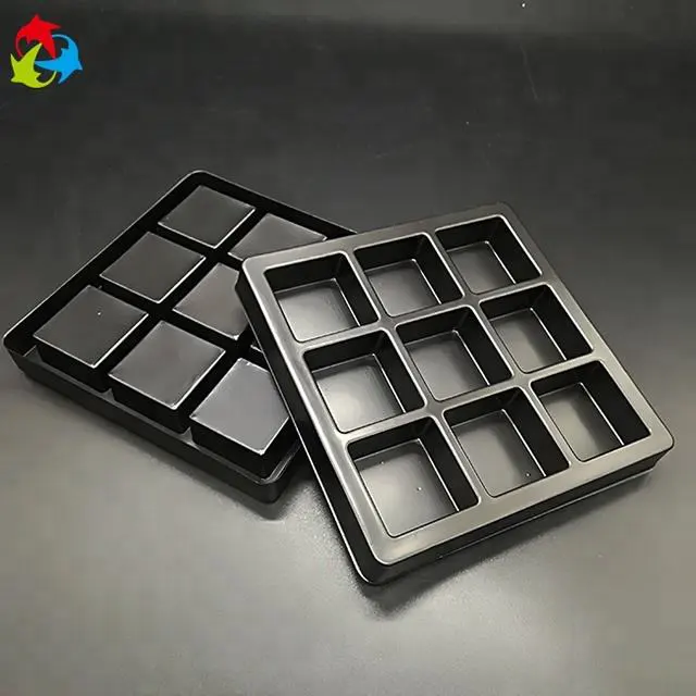 Custom Thermoformed Blister Plastic Chocolate Tray
