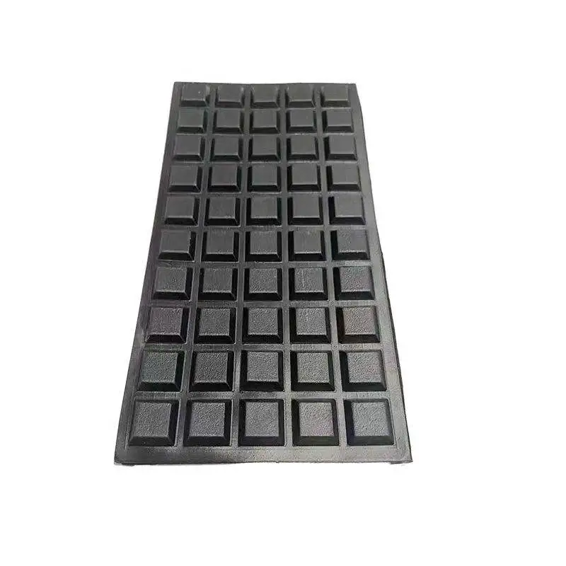 Deson Anti-Slip Trapezoidal Rubber Feet Self-Adhesive Black Furniture Pads Sizes 5mm 8mm 20mm-Big Square Cutting Industrial
