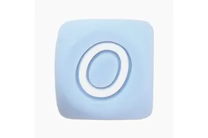 Wholesale Food Grade DIY Personalized Name Chain Jewelry Alphabet 12mm Blue Letter Silicone Beads