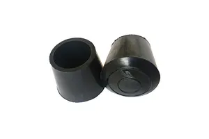Internal Diameter 18mm Black Stools Foot Cover Rubber Leg Tips for Chair