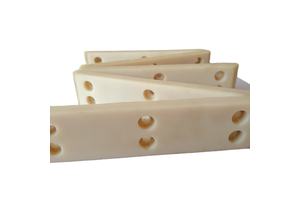 Use to Kelly Guide Frame Customized Wear-resistant Nylon Board  Porous Nylon Board of Rotary Drilling Rig