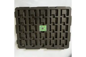 Customized ESD Vacuum Formed Transport Tray Anti-static Electronic Components Blister Trays Packaging