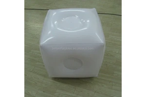 Adhesive Inflatable White PVC square Single Chair - Advertising Equipment