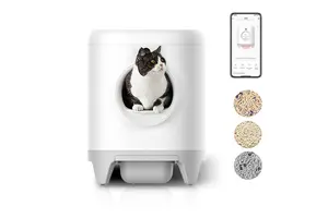 Intelligent Automatic Self-cleaning Cat Toilet Double Odor Removal Cat Litter Box Smart Mobile App Control Cat Litter Box