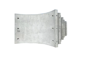 Customized Prefabricated Concrete Wind Turbine Tower Mold Convenient Installation Quick Delivery