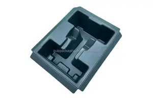 Wholesale Customization black eco Paper Pulp Protection Paper Tray Molded Pulp tray pulp molded packaging