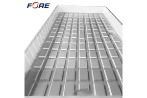 Large 4X8 Inch Ebb & Flow Hydroponic Drain Tray Table for Greenhouse Indoor Growing System