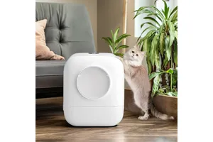 Large Fully Enclosed Premium Cat Litter Box Self-Cleaning Semi-Automatic Toilet with High Capacity Cat Products & Accessories