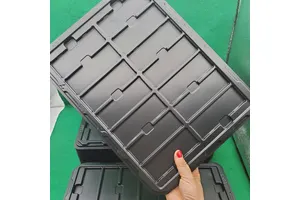 100% Recycling ESD Antistatic Reel Plastic Tray Storage Conductive Tray ESD Blister Plastic Tray for Industrial Storage