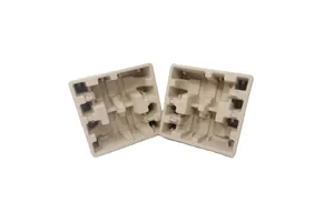 Custom Design Sustainable Eco Friendly Paper Mould Pulp Box Inner Tray Biodegradable Paper Pulp Packaging Shipping  Insert