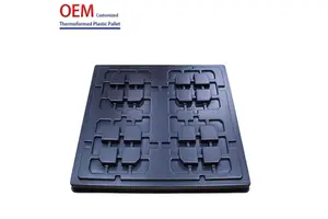 2023 Custom  Thermoforming HDPE Plastic Tray Thick Vacuum Forming Plastic Pallet