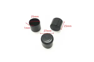 25mm PVC Reusable Fence Stand Plug Parts Desk Leg Plug American Fence Accessories Factory Direct Supply Good Quality Low Price