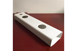 NFT Planting System Plastic square Pipe Pvc Rectangular Plastic Tubes Shaped for Lettuce Hydroponic Growing System