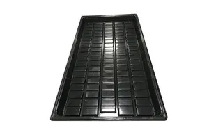 White Black 2x4 4x4 4x8 ABS Plastic Hydroponic Fodder Flood Grow Trays for Sale