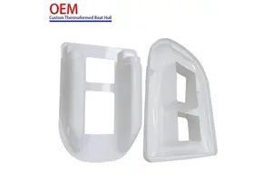Vacuum Formed Thermoformed Plastic Finishing Large Rc Boat Hull