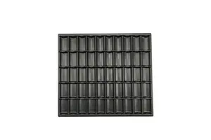 Hot Sale Black Abs Plastic Poker Chip Tray 50 Rows Plate Holder 1000pcs 40mm Casino Ceramic or Clay Chips From Directly Factory