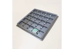 Eco-Friendly Disposable PET Plastic Tray for Inserting Cards for Consumer Electronics