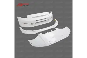 VARI WIDE STYLE GLASS FIBER FRONT BUMPER (WITHOUT LED LIGHT) for 2008-2016 NISSAN GTR R35