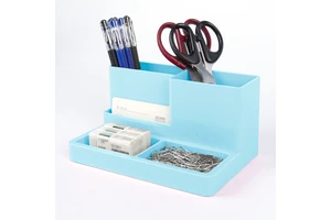 Pen Organizer Multi-functional Desk Organizer Plastic Pen Holder for Desk