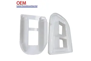 Custom Vacuum Forming Supplier ABS Plastic Thick-sheet Thermoformed Fishing Bait Boat Hulls