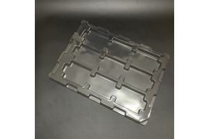 OEM Custom Clear Lid and Green Base PET Disposable Plastic Blister Tray Packaging for Mobile Phone & Camera